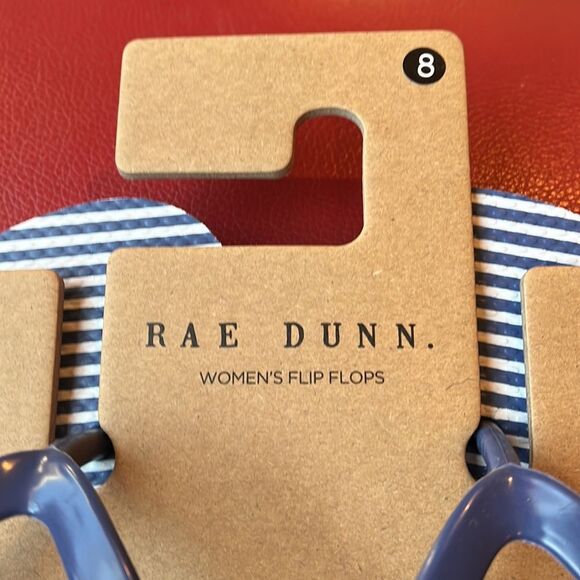 NWT Rae Dunn flip flops - Picture 2 of 3